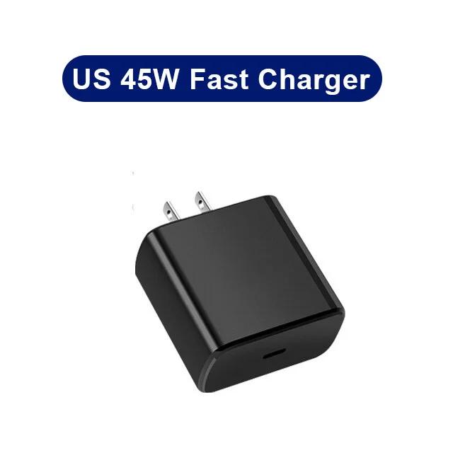 PD 45W USB C зарядное устройство быстрая высокоскоростная зарядка сотового телефона настенный адаптер для Samsung Galaxy S24 S23 Ultra Note IPhone 15 Xiaomi 14