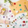 500 шт. Наклейки «Улыбающееся лицо» в рулоне, лазерные, разноцветные, стикеры «Счастливое лицо» для класса, в школу, на день рождения, для награждения учителя, 1 дюйм
