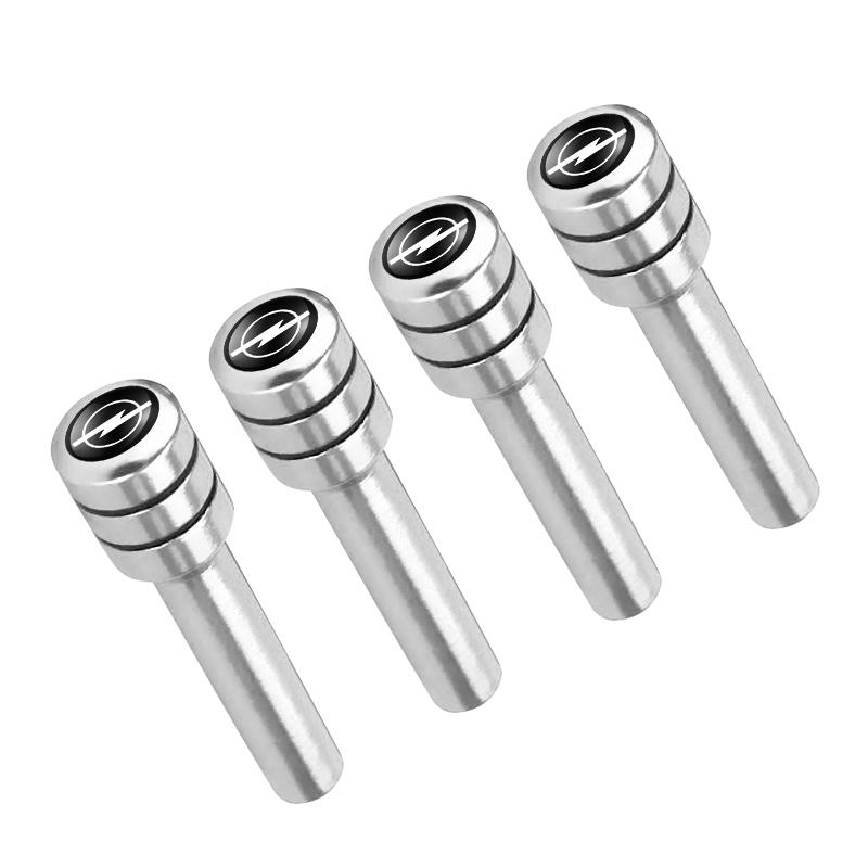 VSZA7 2/4Pcs Automobiles Car Door Pin Lock Knob Lift Covers Aluminum Alloy For Opel Insignia Astra Antara Meriva Zafira H G Corsa