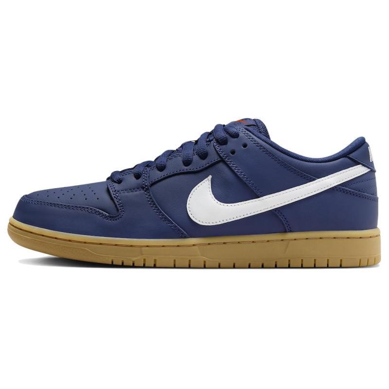 Nike Sb Dunk Low Navy Gum Skateboard Shoes FJ1674-400