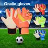 1 Pair Goalkeeper Gloves Impact Resistant Non-slip Texture Football Training Gloves Goalie Gloves