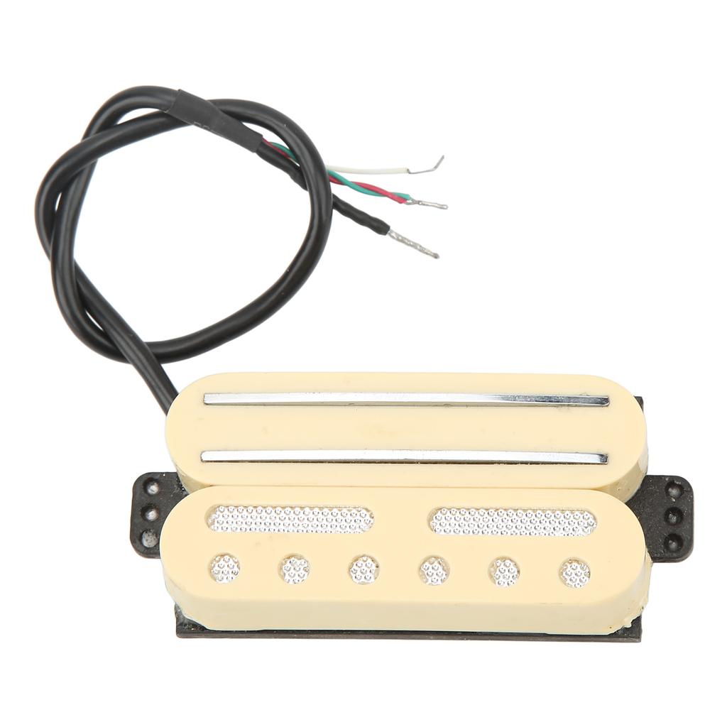 Металлический пластиковый звукосниматель для гитары Сладкий деликатный звук Без шумов Двойная катушка Одинарный звукосниматель