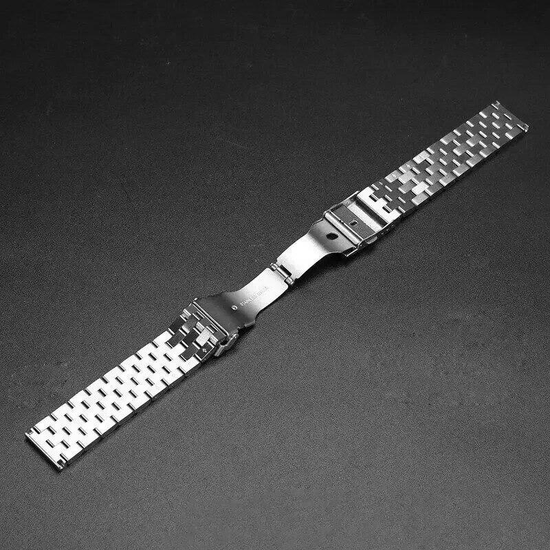 18mm 20mm 22mm 24mm 26mm High Quality Full Solid Stainless Steel Flat Interface Watch Band Straps Wristband Bracelet With Tools