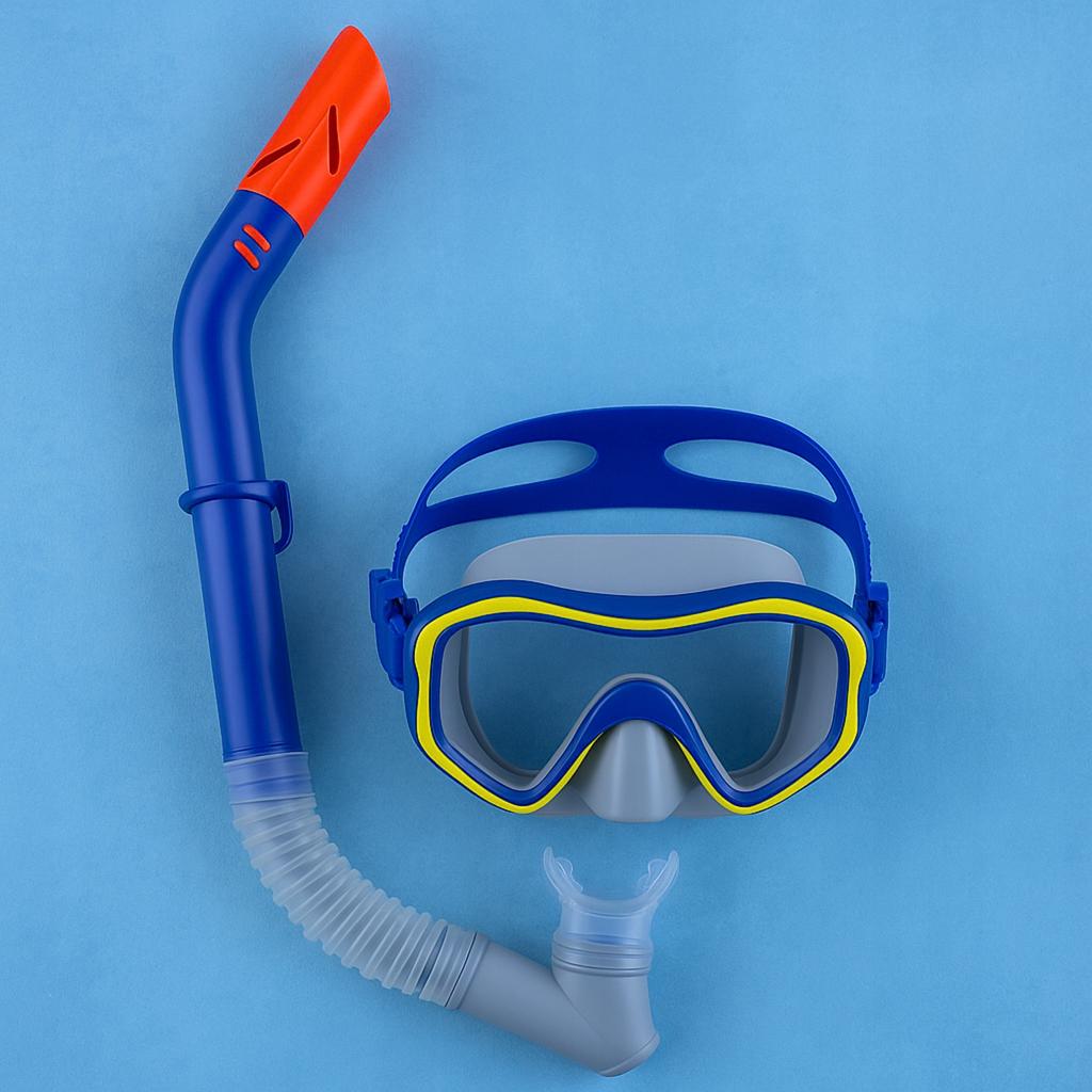 Diving Set: Mask With Snorkel, Snorkel, Swimming Goggles Bestway