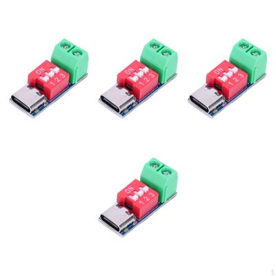 Плата адаптера USB C PD Высокоскоростное зарядное устройство Power Delivery Повышающий модуль протокол