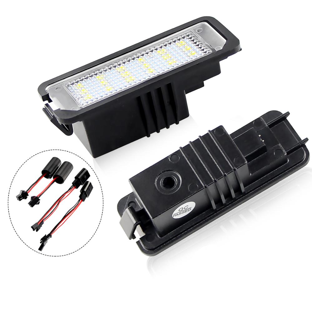 2pcs LED CANbus license plate light is highlighted Number License Plate is suitable for Seat Altea Exeo Ibiza MK2/ MK3/MK4/MK5 msg522