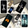 Чехол-крест с Иисусом Христом для Huawei P30 Lite P40 P20 Nova 9 5T P Smart Honor Magic 5 Pro 70 50 X7 X8 X9a