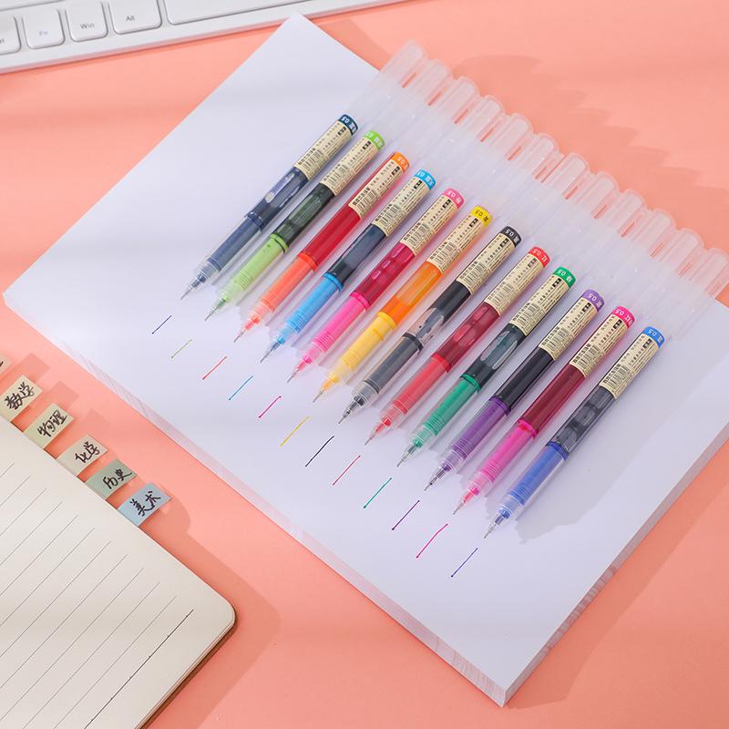 Быстросохнущая шариковая ручка с черным гелевым наконечником 0,5 мм для экзаменов