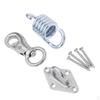 Stainless /Ceiling Mount Bracket/Anchor with Swivel Clip, Spring, Pad Eye Plate for Straps, Hammock,