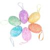 6Pcs Foam Material Easter Eggs Pendant Simulation Egg Easter Festival Decoration  Easter Party
