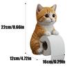 Настенный держатель для рулона бумаги для собак 3D-печать Животное Держатель для бумажных полотенец Забавная стойка для хранения рулонов Животное Использование на кухне и в ванной