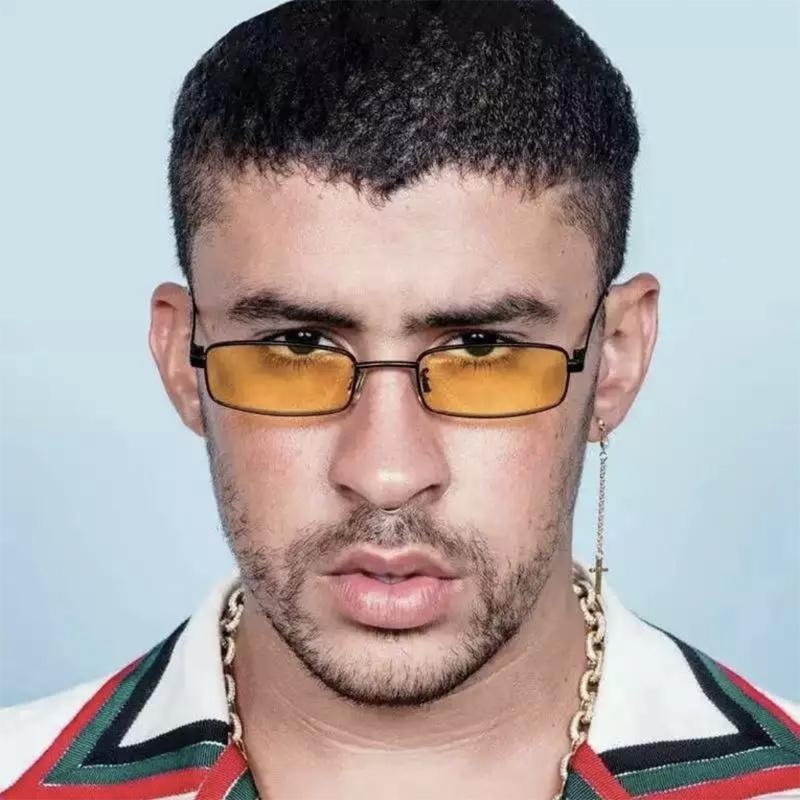 Винтажные прямоугольные солнцезащитные очки для женщин и мужчин, классические маленькие металлические солнцезащитные очки, женские модные летние солнцезащитные очки для отдыха на открытом воздухе, солнцезащитные очки