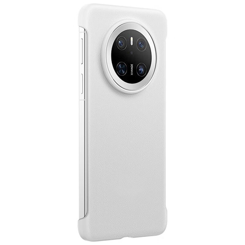 Huawei Mate70 Pro Phone Case, Universal Mate70 Pro+ Flip Smart View Window Leather Full Protection Anti-Drop Outer Case Cover, Gray And White