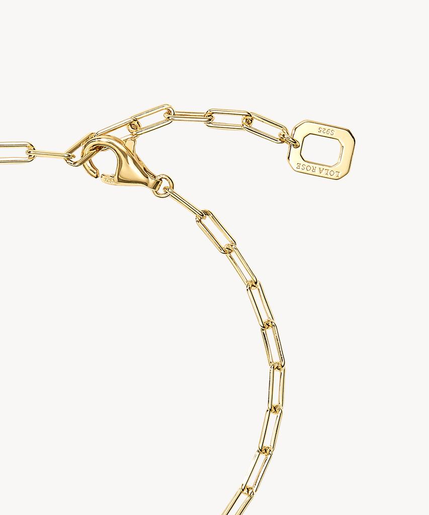 Lola Rose Gallery Black Onyx Layered Women'S Chain Bracelet