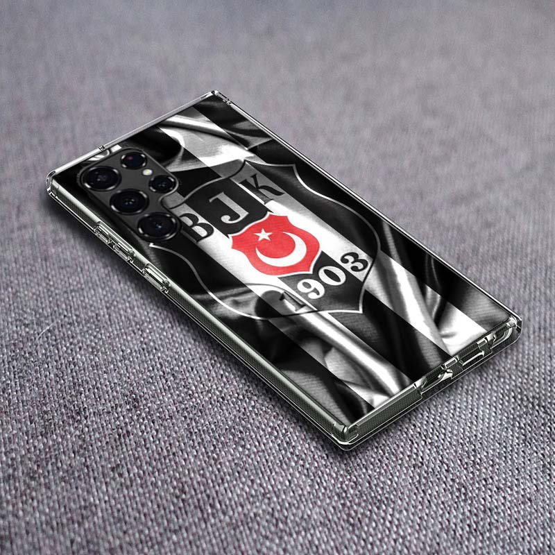Модный Чехол для Телефона Besiktas BJK Для Samsung Galaxy S24 S23 S21 S20 FE S22 S26 Ultra S25 Edge S10 Plus Прозрачный ТПУ Чехол