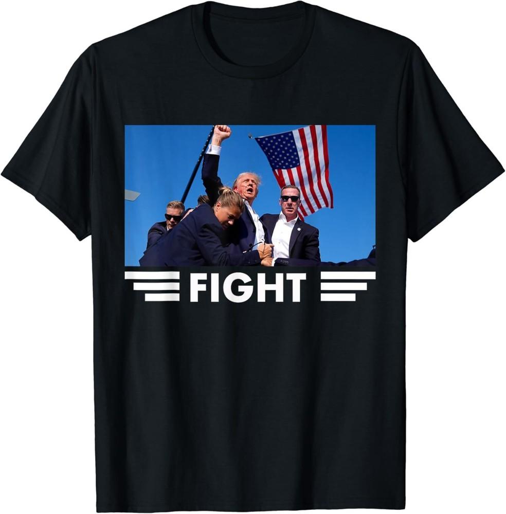 Donald Trump Fight Fist 2024 Election T-Shirt Unisex T-Shirt