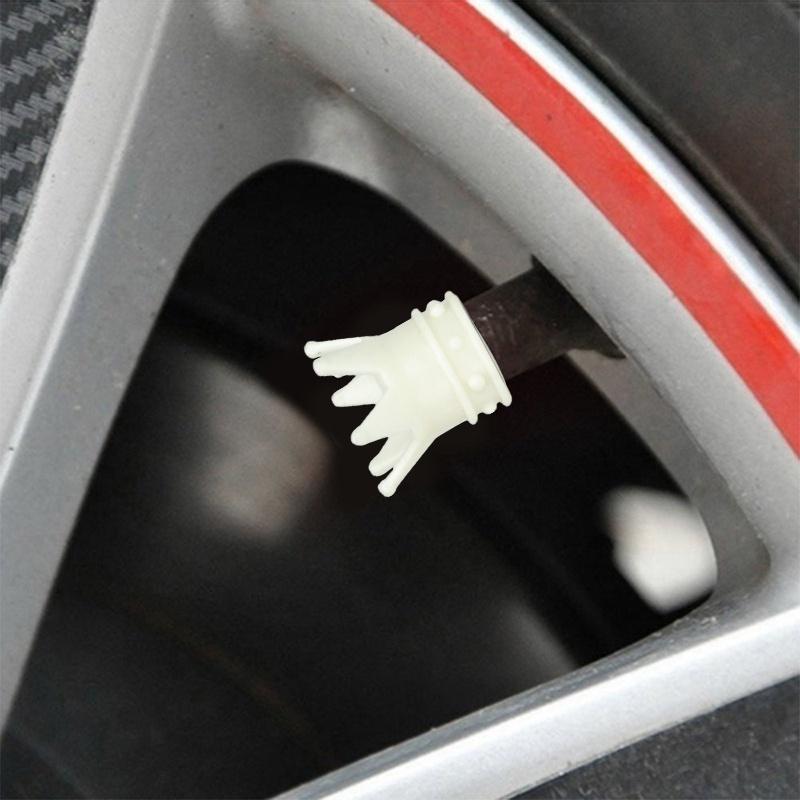 2 X Универсальные золотые колпачки на ниппель шины для автомобиля, грузовика, велосипеда, обода колеса, аксессуары для велосипеда