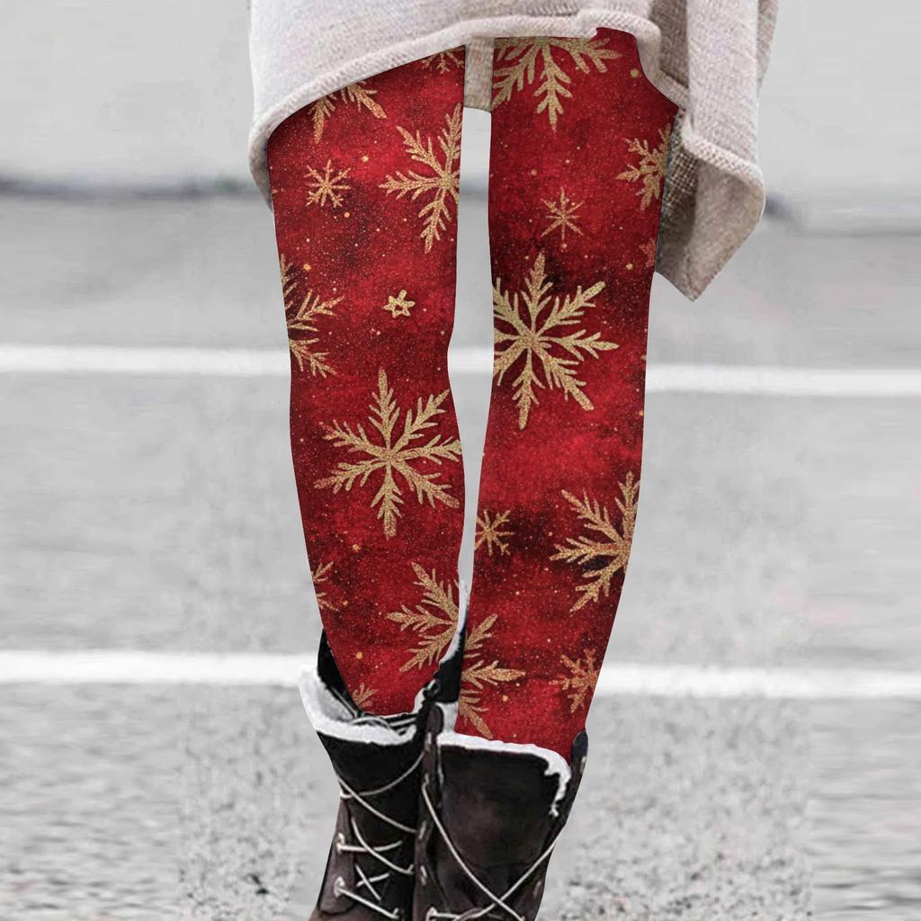 Женские брюки с принтом, эластичные мягкие хлопковые леггинсы, повседневная домашняя пижама