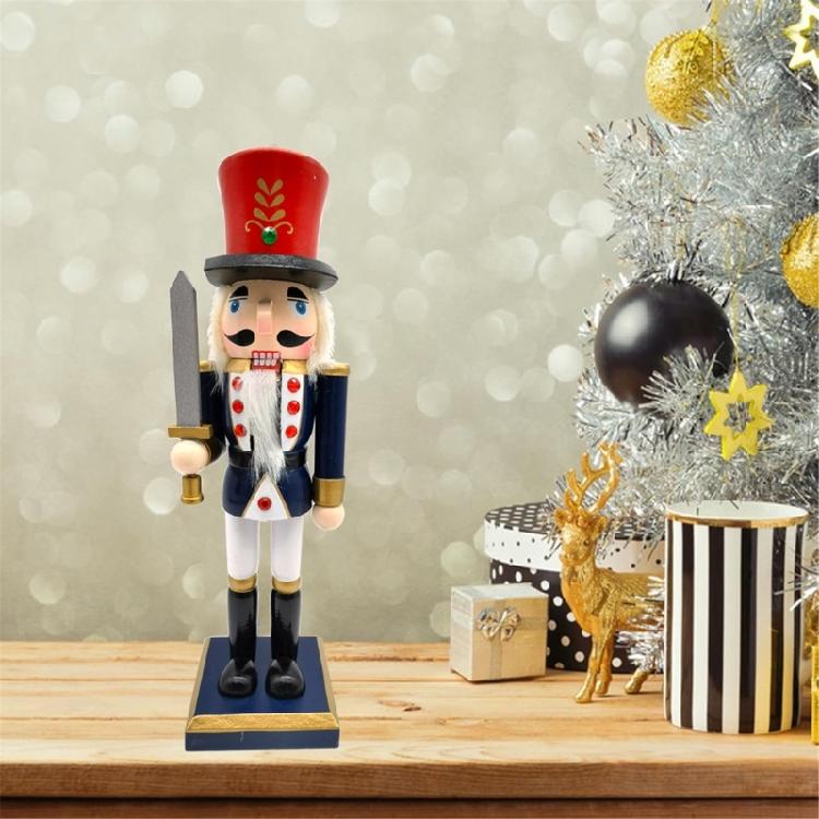Король Солдат Деревянная Декоративная Статуэтка Настольный Орнамент Офисная Настольная Фигурка