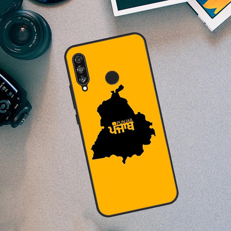 Контурная карта Пенджаба для чехла Huawei Nova Y70 Y91 Y72 Y73 Y60 Y90 Y61 8i 7i 11i 12i 12s 9 10 SE P20 P30 P40 Lite