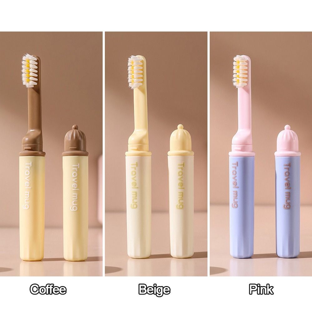 Plastic Folding Toothbrush Adults Children Tooth Brush  Travel Camping Hiking Outdoor Supplies