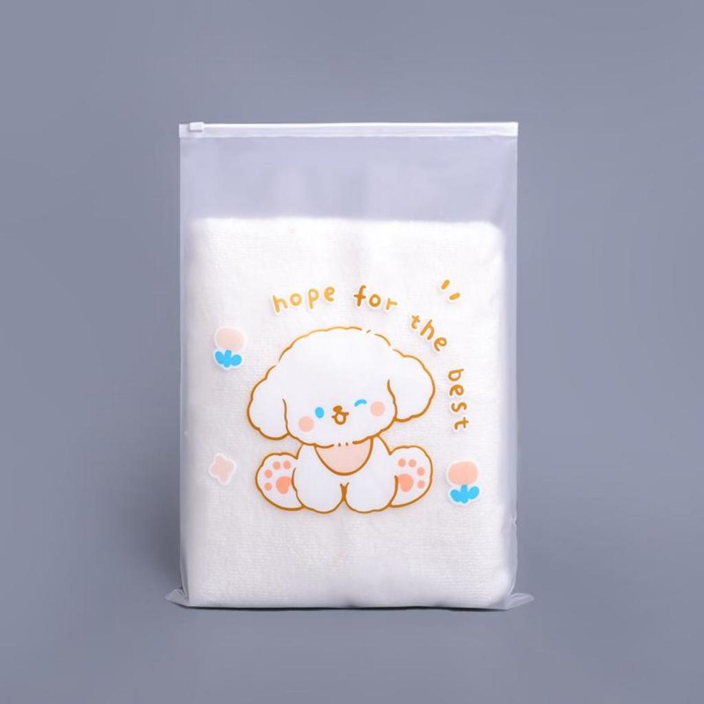 2 шт. сумка для хранения одежды, дорожная мультяшная детская прозрачная сумка для одежды на молнии, симпатичная утолщенная матовая сумка для нижнего белья