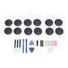 12pcs Laptop Bottom Feet Dots Rubber Anti Slip Laptop Feet Replacement Laptop Foot Dots with Repair