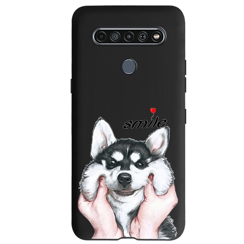 Чехол для LG K61 2020 Милый Кот Бабочка Мягкий Силиконовый Ударопрочный Чехол для Телефона Для LG K61 K 61 Fundas Case LGK61 Coque 6.53'' Shell