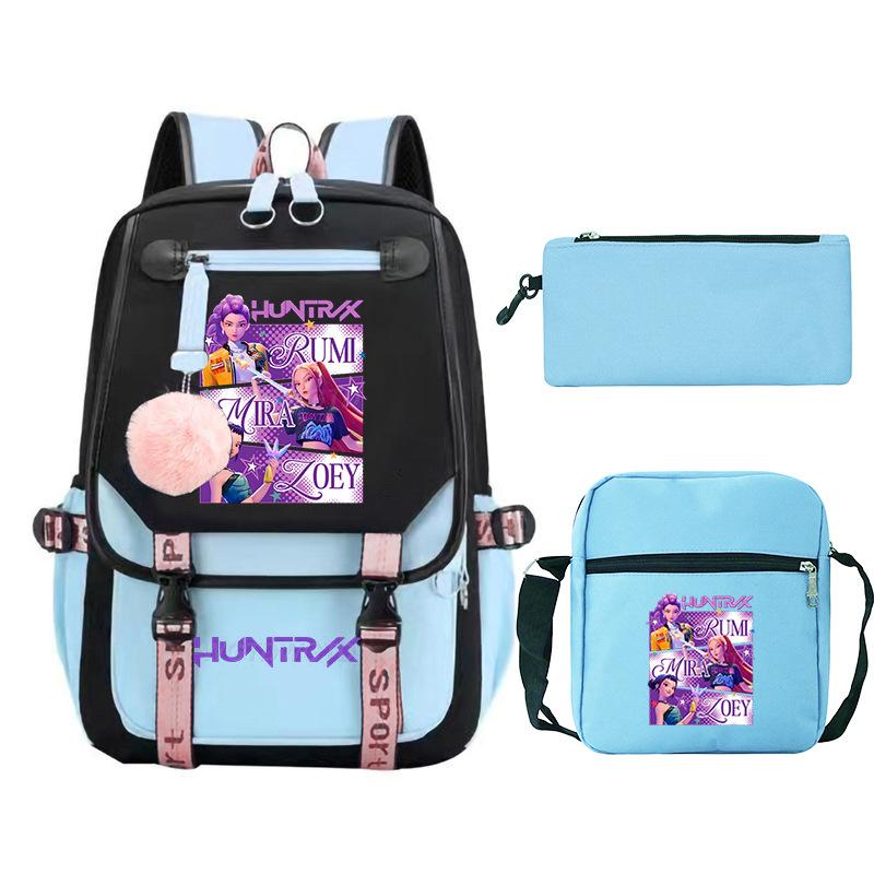 Animation Cartoon Printing High Value Fashion Shoulder Bag Casual Pencil Bag Campus Trend Student Schoolbag