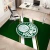 Коврик с принтом логотипа SE Palmeiras - Мягкий, Моющийся, Нескользящий Коврик для Помещений под Офисные Стулья, Гостиную, Домашний Офис, Декоративный Ковер