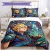 3pcs Duvet Cover Set (1*Duvet Cover + 2*Pillowcase, Without Core), Final Fantasy Print Soft All‑Season Bedding Set, Home Bedroom Decor Gift