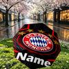 Custom Name Personalized FC Bayern Print Umbrella, Auto Open Close, 8‑Rib Sturdy Frame, Commute Camping Hiking Use, Birthday Gift