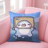 F-Fat S-Shark Cushion Cover Home & Car Multi-Scene Pillow Cover - Reversible, Soft & Durable for Daily Use