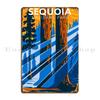Sequoia National Park Metal Sign Poster Rusty Party Plates Create Personalized Wall Cave Tin Sign Poster