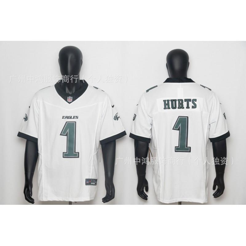 Mens NFL Eagles 3rd Gen Rugby Jersey - Embroidered American Football Shirt