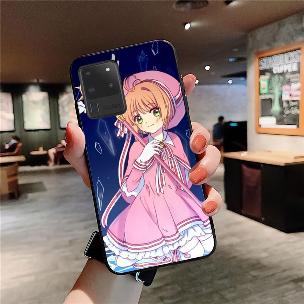 Чехол для телефона аниме CardCaptor Sakura для Samsung S 9 10 20 21 22 23 30 23plus lite Ultra FE S10lite Fundas