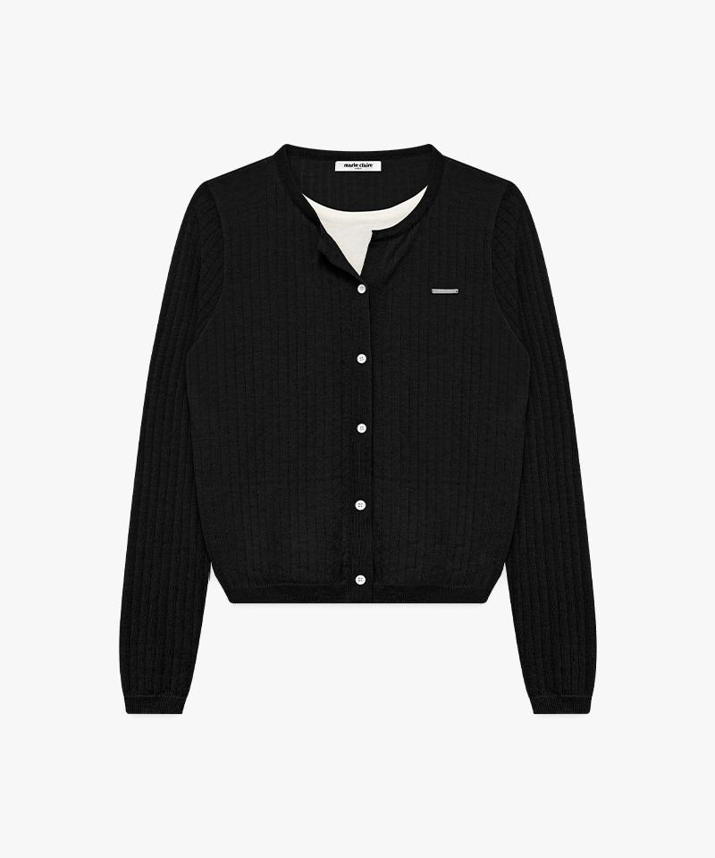 Открытый многослойный шерстяной кардиган Marie Claire (Magakc09Mbk)
