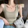 New Wide Shoulder Sling Vest Women's Inner Summer Slim Fit Versatile Breast Cover Outer Wear Bottoming Shirt Top Women