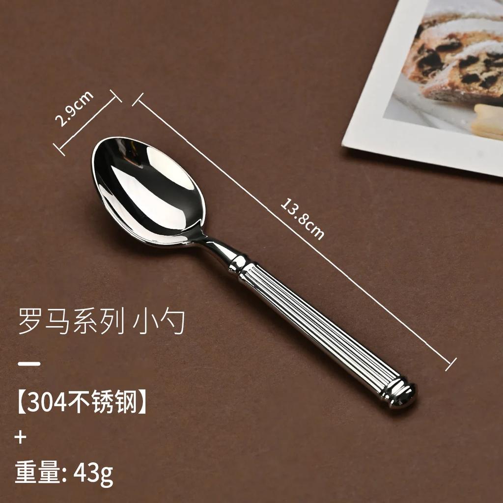 304 Stainless Steel Tableware Knives Forks and Spoons High Appearance Level Western Tableware In High-end Restaurant Steakhouse