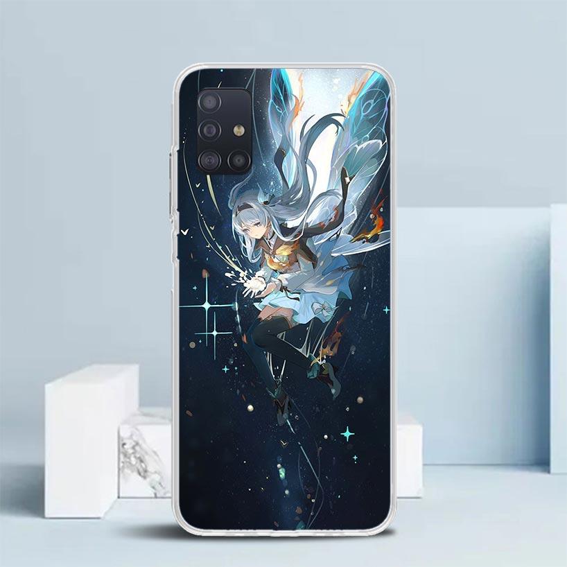 Чехол Honkai Star Rail Firefly Мягкий для Samsung Galaxy A12 A22 A32 A52 A72 A02S Чехол для телефона Note 20 Ultra 10 S10 Plus A51 A71 A50