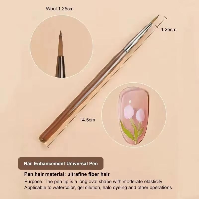 9 UV Gel Pen Nail Brush DIY Nail Brush Acrylic Painting Brush, Eyeliner for Nail Design Nail Tip Display Painting Tools.