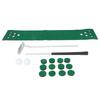 Golf Putting Mat Golf Putting Green Mat with 12 Putting Green 2 Balls 1 Putter for Golf Putting Game
