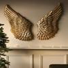 Angle Wings Set, Wooden Wall Angle Wing For Home Decor, Glossy