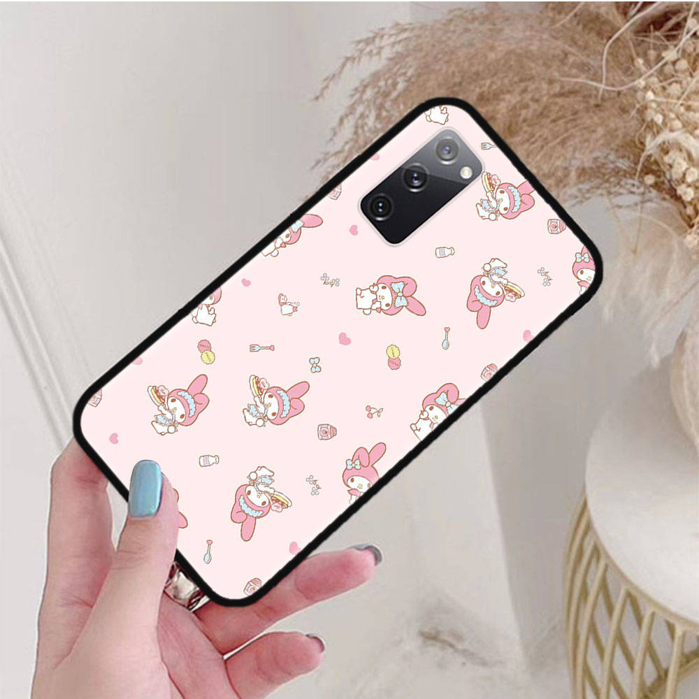 Черный чехол для Xiaomi Poco X6 X4 M5 M6 F5 F6 C65 C55 C50 C51 C40 Pro Redmi 14C A3X 13C 12C 11T 10A 9C Note 7 6 8A Plus L-10 My Melody