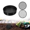 Garden Riddle Sieve Gardening Sifter Hand Tools Differing Hole Sizes Interchangable Mesh Sifting
