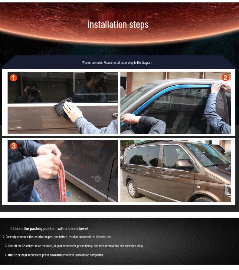 Otai Кастомная отделка окон для Honda Lingpai: Яркие накладки на верхнюю и центральную стойки