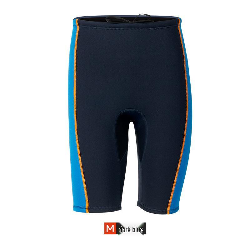 1.5MM Unisex Short-Sleeve Split Diving Suit with Snorkeling Surf Shorts and Cold-Proof Pants