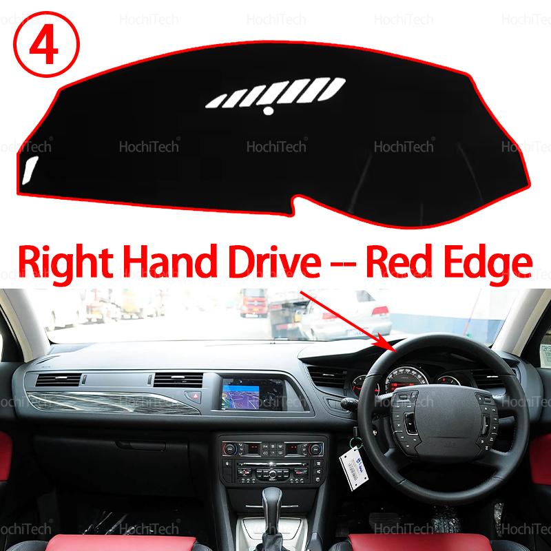 Car Dashboard Cover Dash Board Mat Carpet Pad Sunshade Cape Cushion LHD RHD Car Dashboard Cover Mat for Citroen C5 2008-2016