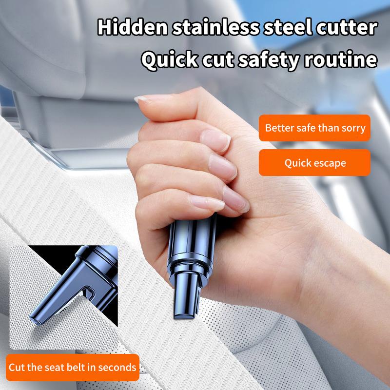 Safety Hammer Car Window Breaker Keychain Emergency Escape Tool Auto Safety Seatbelt Cutter Life Hammer Break Glasses Cut Belt.