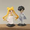 Sailor Moon Tsukino Usagi And Chiba Mamoru Pvc Action Figure Set With Collectible Anime Characters For Fans